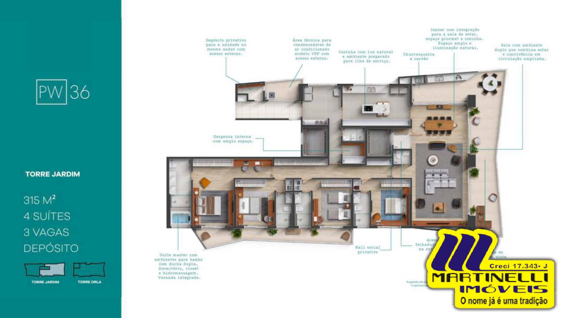 Apartamento à venda com 4 quartos, 42m² - Foto 15